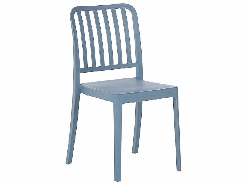Set 4 ks záhradných stoličiek Sinnamon (modrá) 