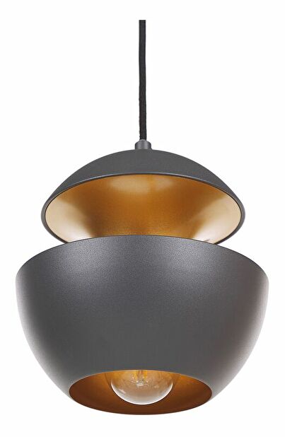 Závesná lampa BAJAN (kov) (čierna)