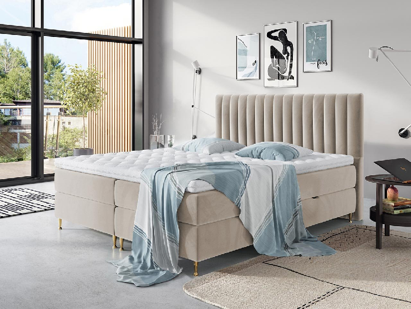 Kontinentálna posteľ 180 cm Mirjan Rondel (fresh 01)