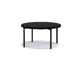 Konferenčný stolík Sideria C (čierna matná)