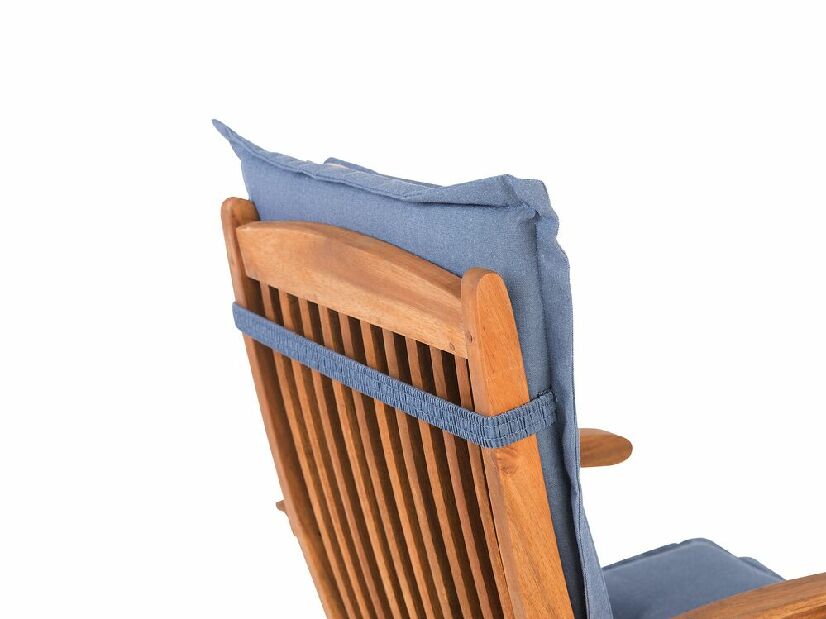 Set 2ks. stoličiek Mali (svetlé drevo) (modré podsedáky)