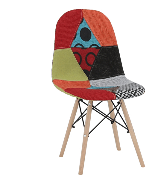 Set 4 ks. jedálenských stoličiek Cerra 2 typ 2 (patchwork) *výpredaj