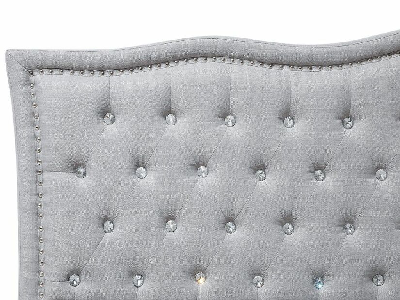 Jednolôžková posteľ 90 cm MATH (s roštom a úl. priestorom) (sivá)