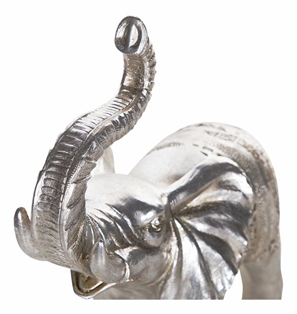 Dekoratívna figúrka slon TUREN (strieborná)