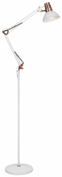 Stojanová lampa Gareth 4525 (matná biela + medená)