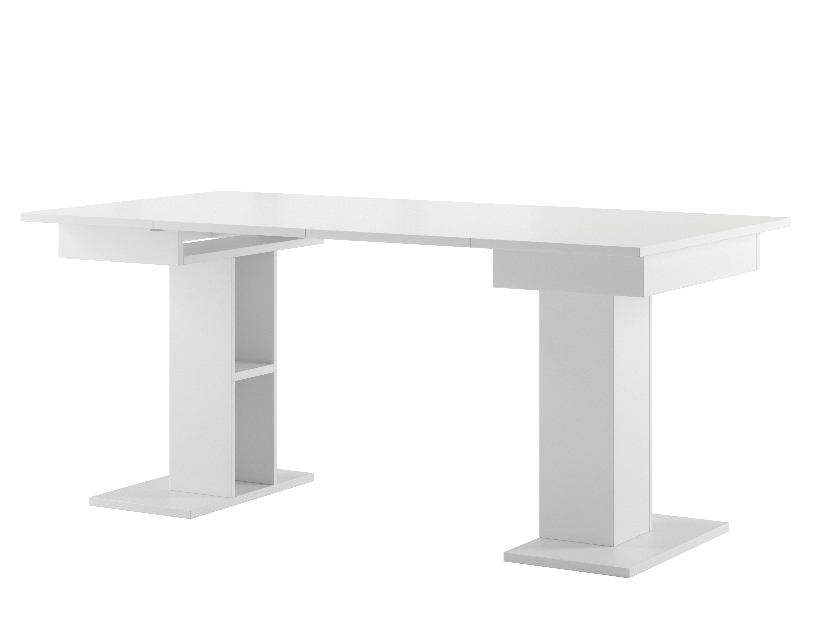 Jedálenský stôl Sorred 05 (biela) (pre 4 až 8 osôb)