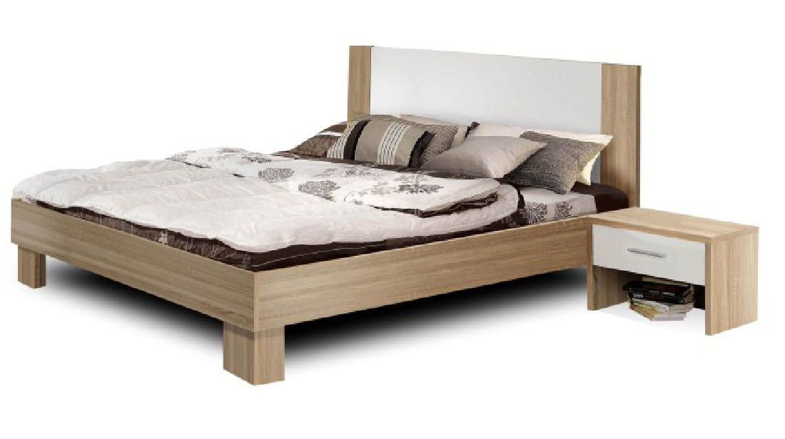 Manželská posteľ 180 cm Pene (+ 2 ks. noč. stolíky)