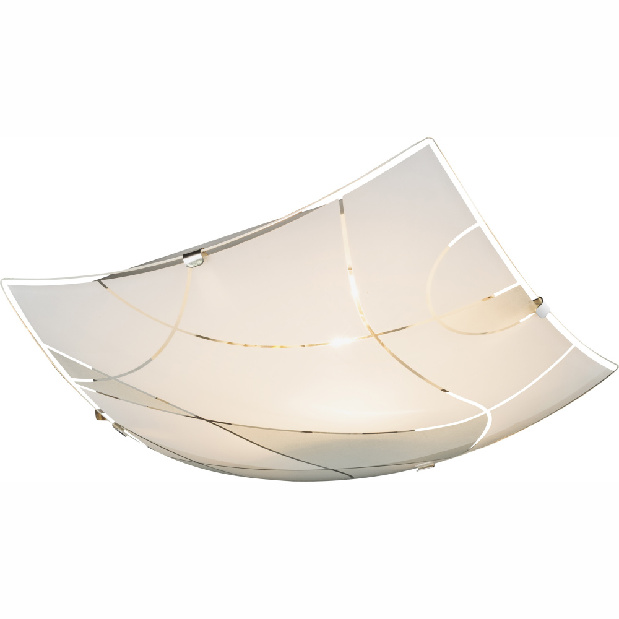Stropné/nástenné svietidlo Paranja 40403-1 (moderné/dizajnové) (biela + satinovaná) *výpredaj