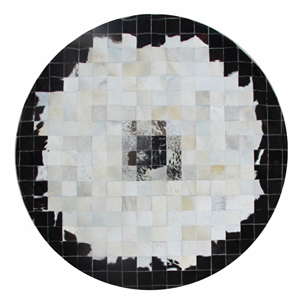 Kožený koberec Korlug TYP 09 (hovädzia koža + vzor patchwork)