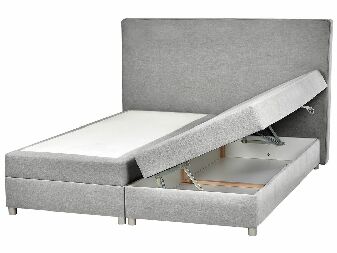 Manželská posteľ 180 cm Minza (sivá)