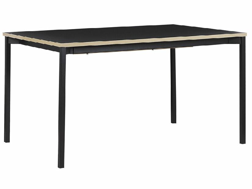 Jedálenský rozkladací stôl 140-190x90 cm Avenera (čierna)