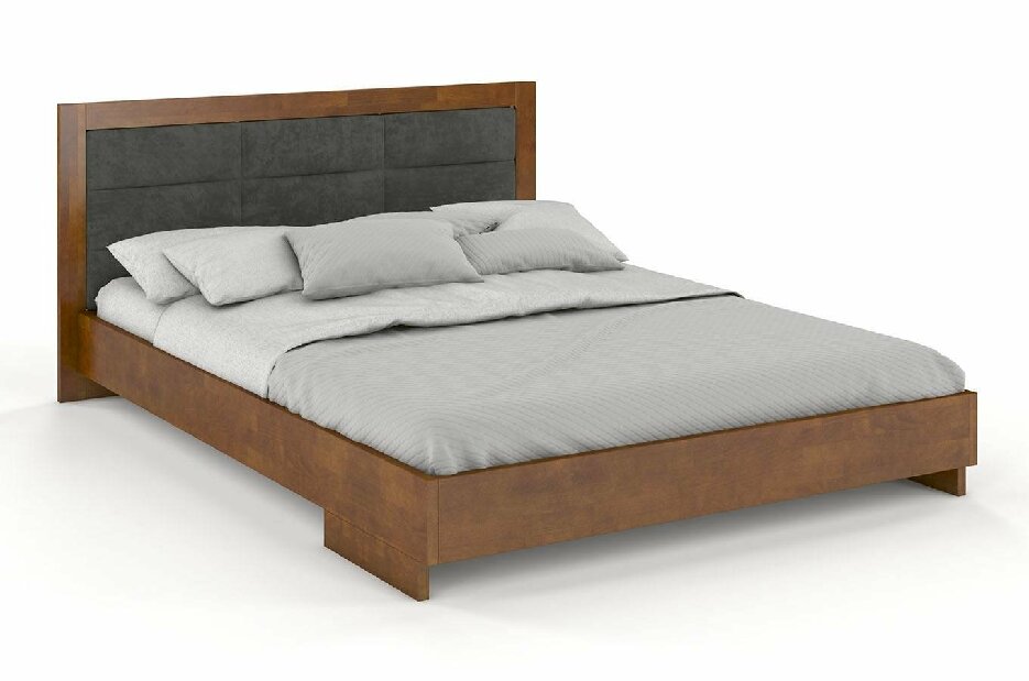 Manželská posteľ 160 cm Naturlig Stjernen (buk)