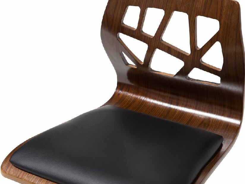 Barová stolička Peterson (tmavé drevo)