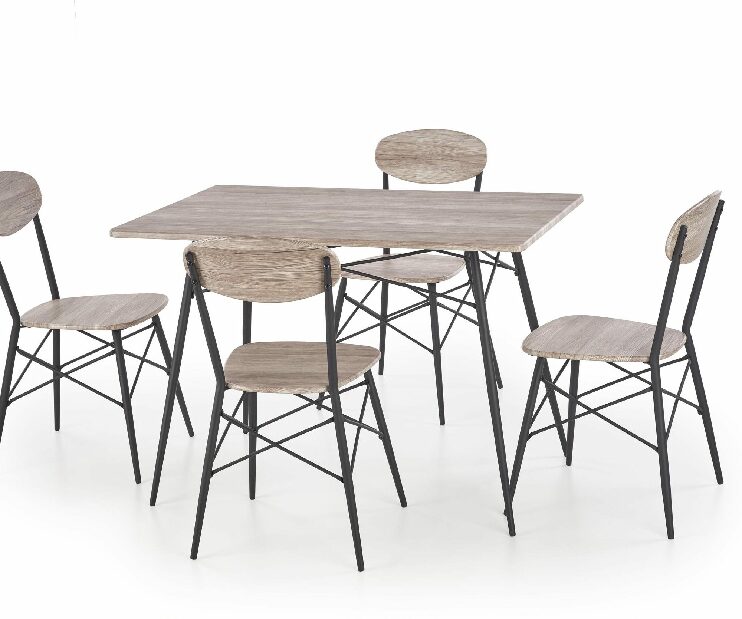 Jedálenský stôl Kabir (obdĺžnik) (pre 4 osoby)