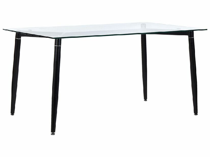 Jedálenský stôl TOTTUS (čierna) (pre 6 osôb)