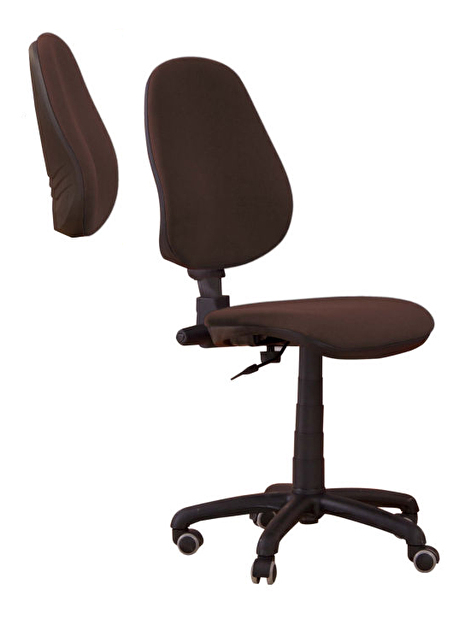Kancelárska stolička Polo 50 hnedá (bez podrúčok)