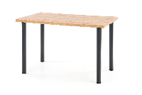 Jedálenský stôl Maxom (dub wotan + čierna) (pre 4 osoby)