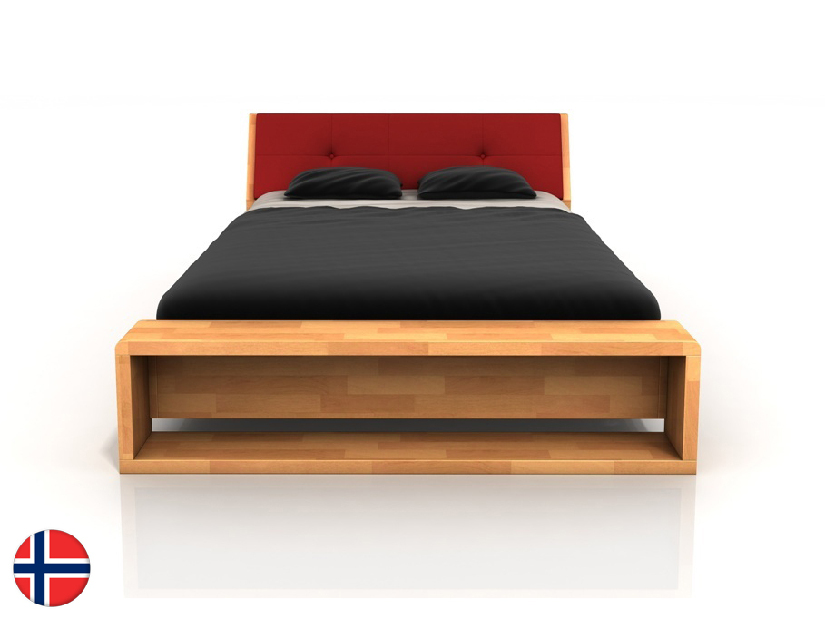 Manželská posteľ 160 cm Naturlig Ervik (buk) (s roštom)