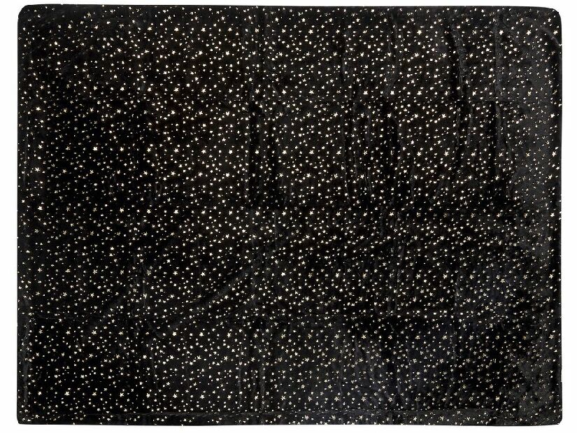 Deka 150 x 200 cm Alaza (čierna)