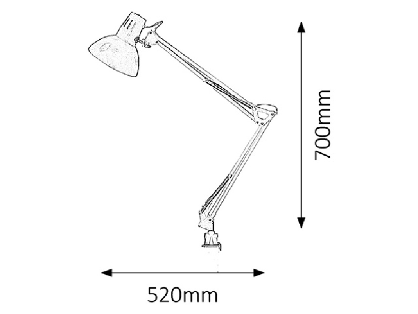 Stojanová lampa Arno 4214 (biela)