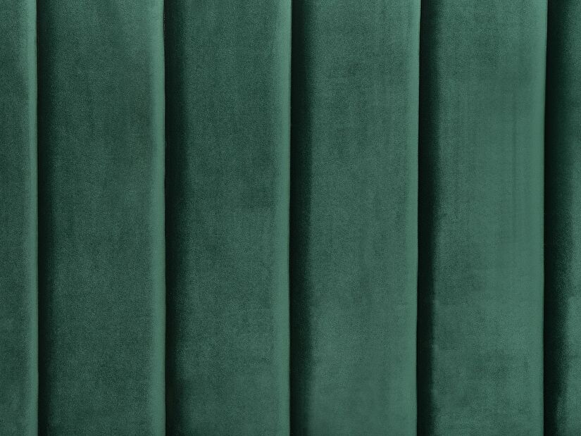 Manželská posteľ 160 cm VINNETTE (s roštom) (zelená)