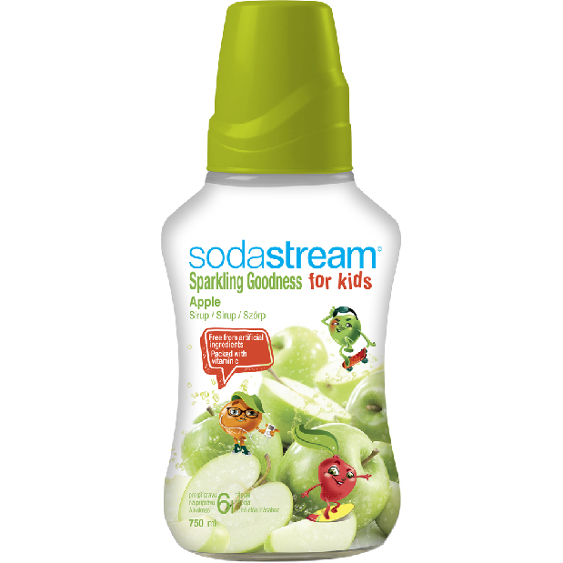 Sirup Sodastream APPLE GOOD-KIDS 750ml (biela/zelená)