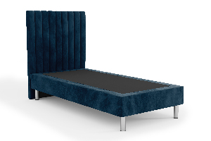 Čalúnená posteľ 90x200 cm Amby (modrá)