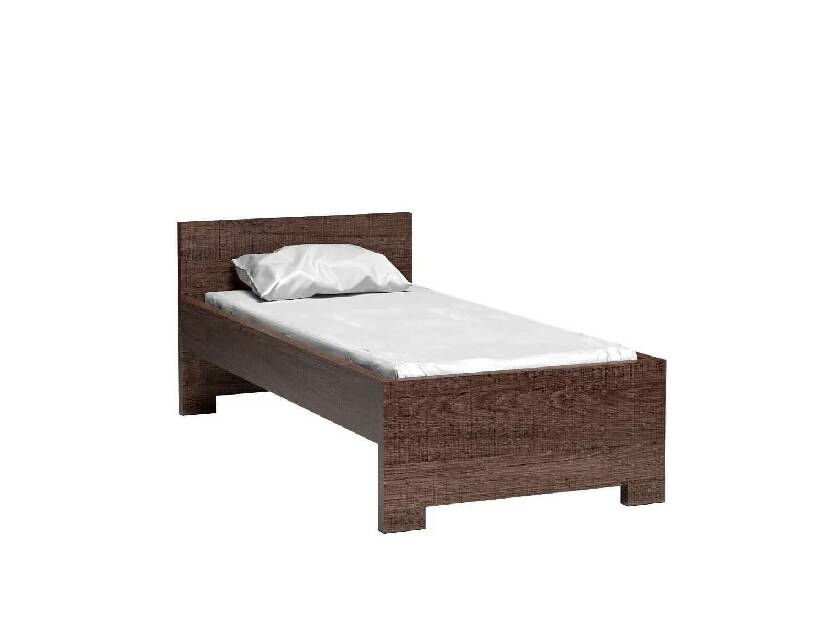 Jednolôžková posteľ 90 cm Vega 20 (s roštom) (dub santana tmavý)