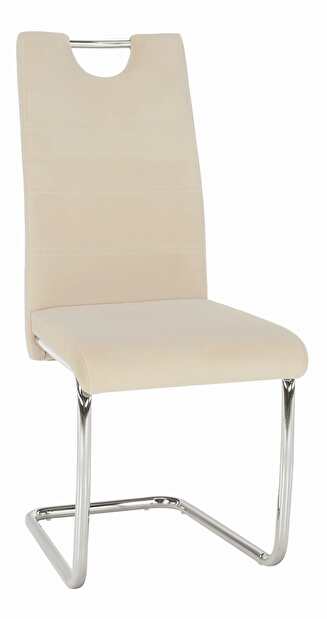 Jedálenská stolička Canary NEW (béžová + svetlé šitie)