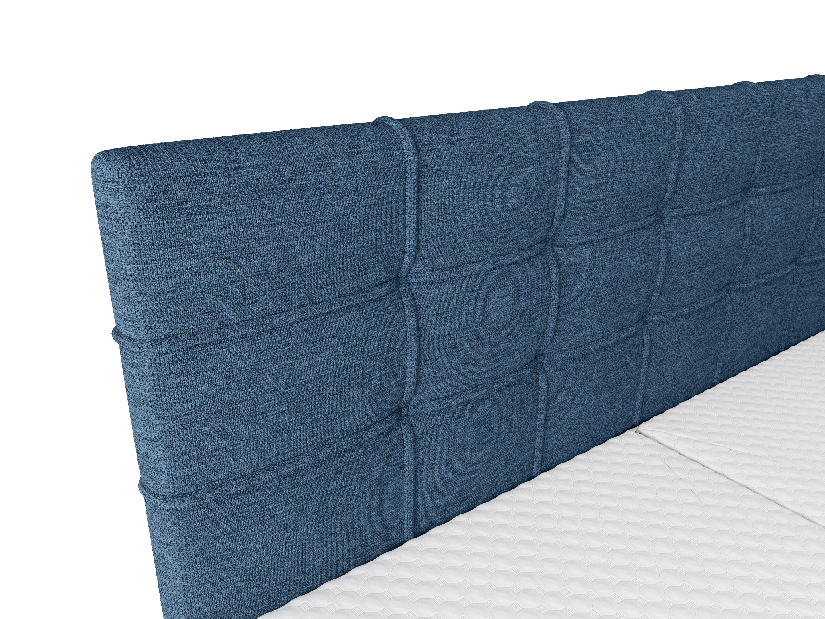 Jednolôžková posteľ 120 cm Infernus Bonell (modrá) (s roštom, s úl. priestorom)