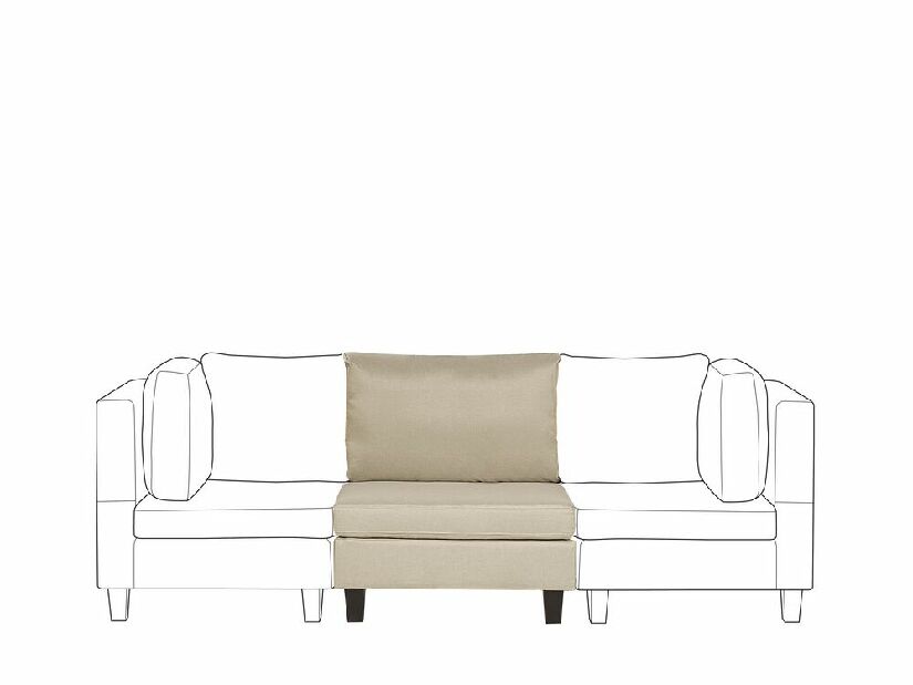 Modul stoličky FELLE (polyester) (béžová)