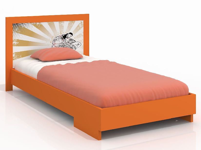 Jednolôžková posteľ 90 cm Naturlig Kids Stjernen (borovica) (s roštom)