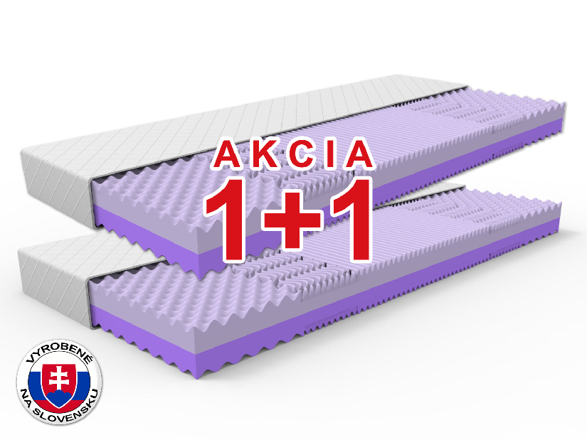 Penový matrac Happy 200x90 cm (T3/T3,5) *AKCIA 1+1
