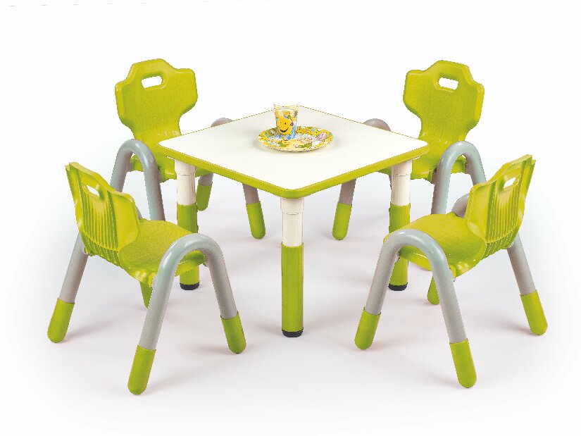 Detský stolík Simba štvorec (zelená)