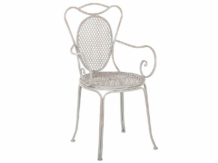 Set 2 ks. záhradných stoličiek CINQUE (kov) (sivá)