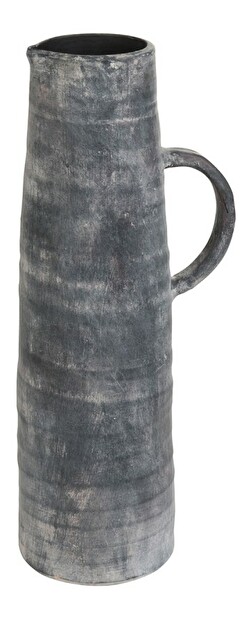 Dekoračná váza Jolipa (24x17x53cm) (Sivá)