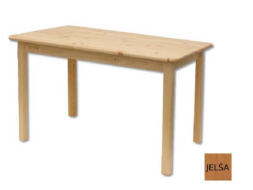 Jedálenský stôl ST 104 (100x70 cm) (pre 4 osoby) (jelša) *bazár