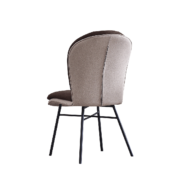 Jedálenská stolička Siderit (terakota + tmavosivá)