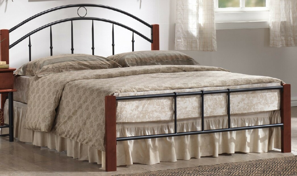 Manželská posteľ 160 cm Porto (s roštom) MOB-4023 *výpredaj