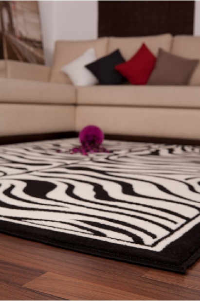 Kusový koberec Contempo 450 Black-White (160 x 230 cm) *bazár