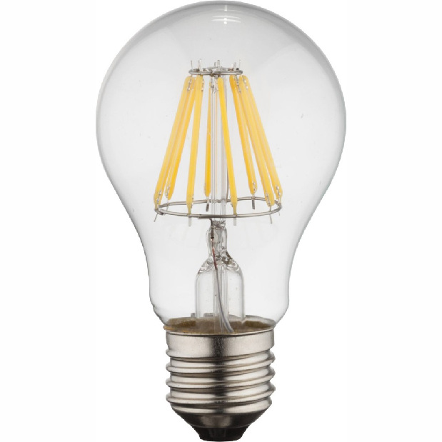 LED žiarovka Led bulb 10582-2K (nikel + priehľadná)