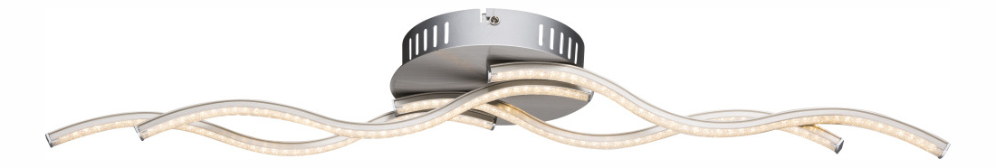 Stropné/nástenné svietidlo LED Sarka 67000-14DF (s kryštálmi) (nikel)
