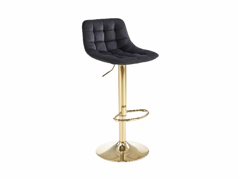 Jedálenská stolička Hannah (zlatá + čierna)