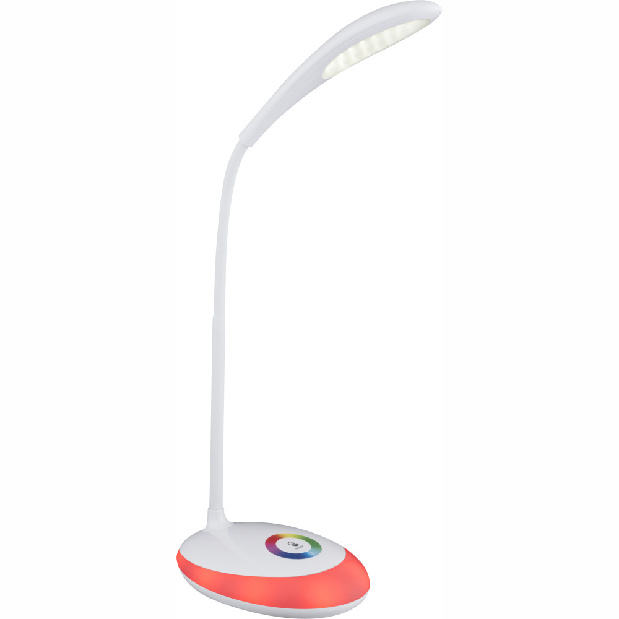 Stolové svietidlo LED Minea 58264 (moderné/dizajnové) (biela + satinovaná) (Stmievateľné)
