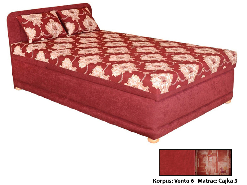 Jednolôžková posteľ (váľanda) 120 cm Ema 120 (s molitanovým matracom) *výpredaj