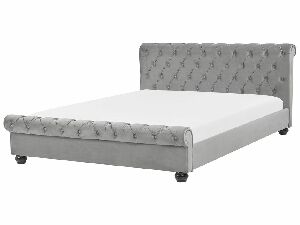 Manželská posteľ 180 cm ARCHON (s roštom) (sivá)