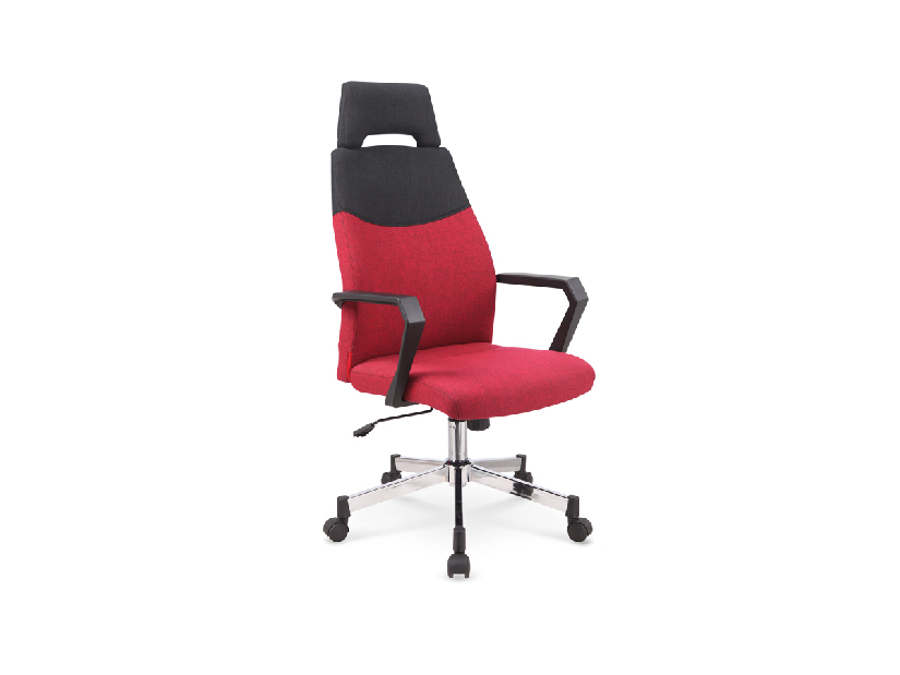 Kancelárska stolička Olenf (červená + čierna)