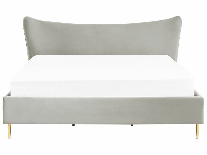 Manželská posteľ 180 cm Chaza (svetlosivá)