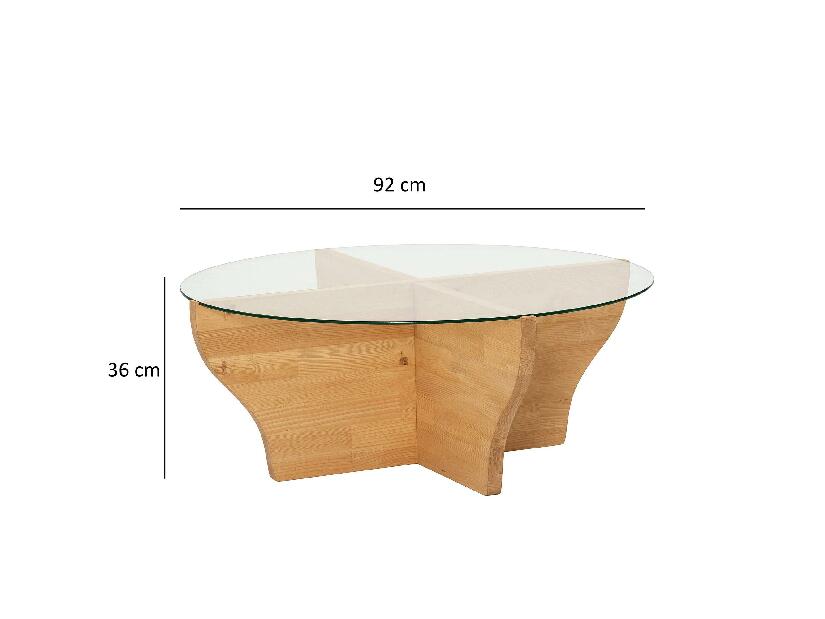 Konferenčný stolík Amfora (teakové drevo)