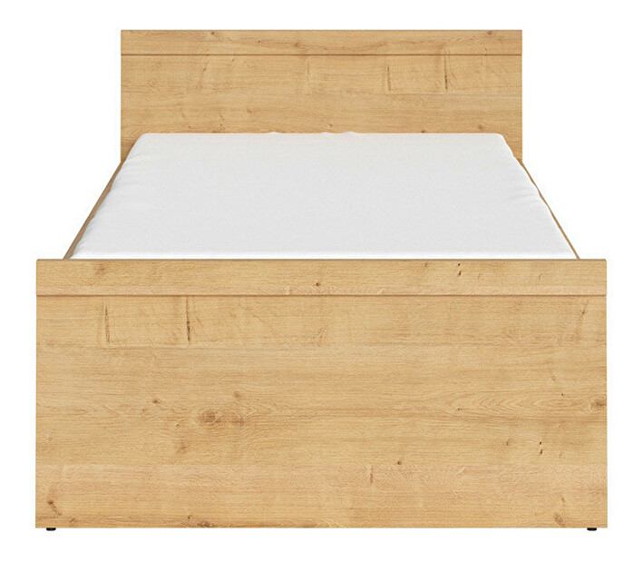 Jednolôžková posteľ 90 cm BRW Porto LOZ/90 (smrekovec sibiu svetlý + borovica larico) *výpredaj